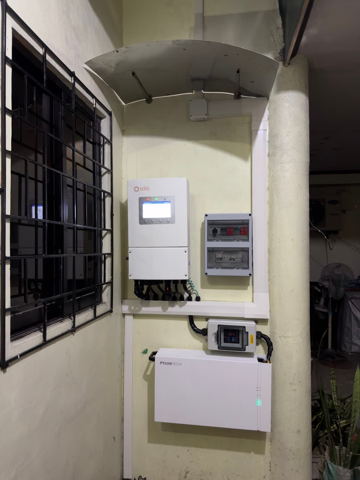 1st 5KW Solar PV Hybrid System - Solar Spartz Industries view 2